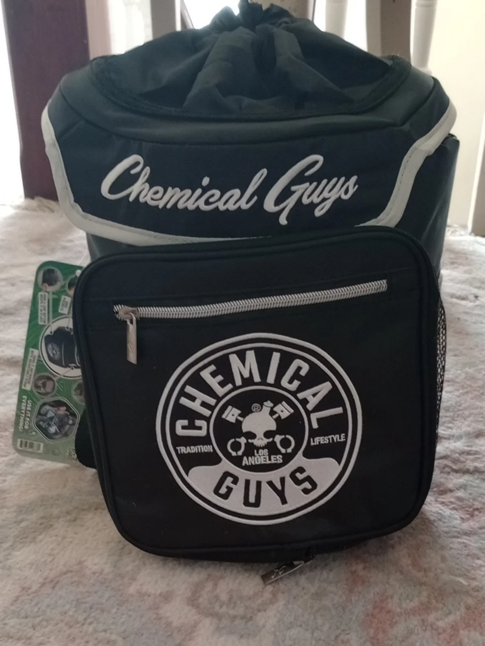 NWT CHEMICAL GUYS LOS ANGELES THE DUMPY STORAGE BIN/TRASH CAN/TRAVEL BAG/COOLER